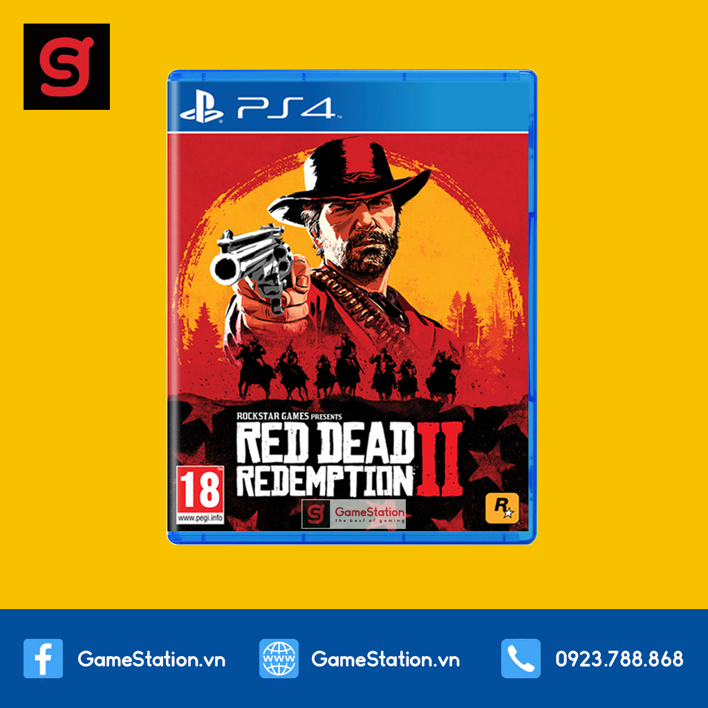Đĩa Game PS4: Red Dead Redemption 2 - EU