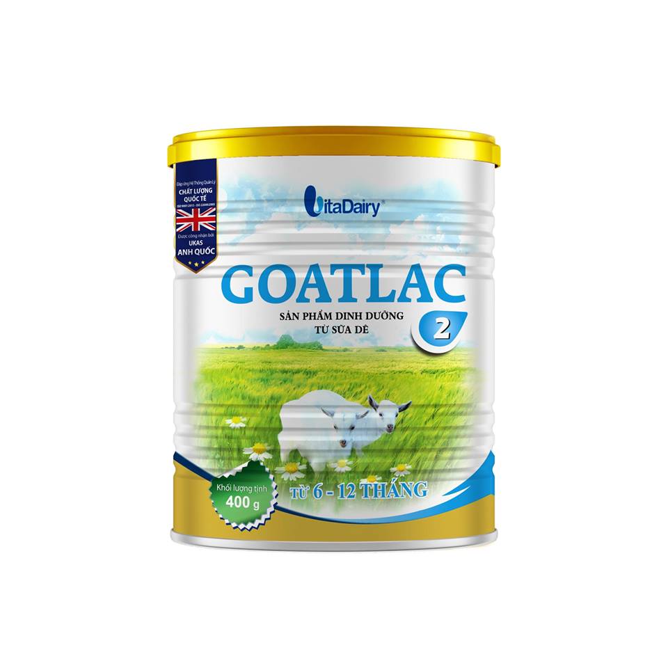 Sữa Dê Goatlac2 loại 800g 6-12 tháng bổ sung đầy đủ vi chất giúp bé Phát