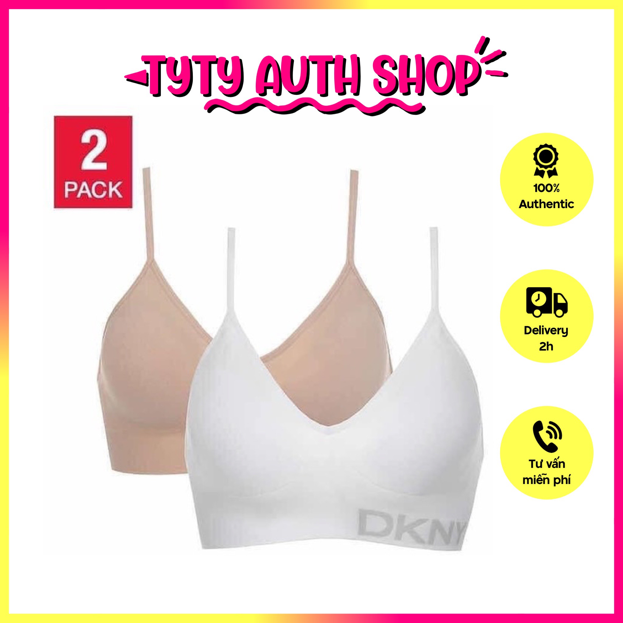 Sét áo bra không gọng dkny