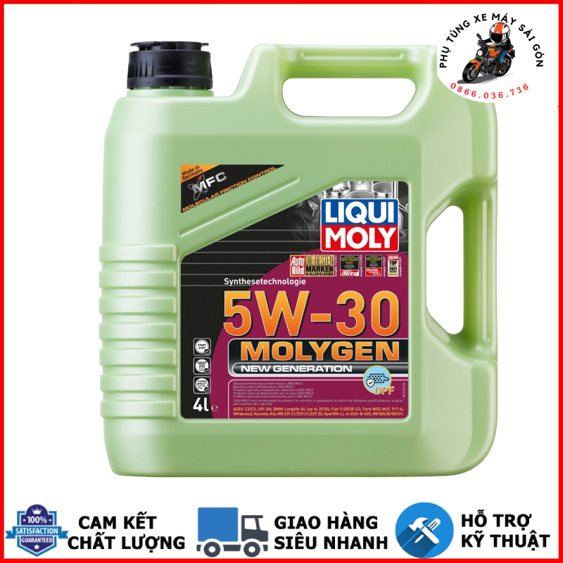 Dầu nhớt ô tô Liqui Moly Molygen 5W30 4 lít SN-CF