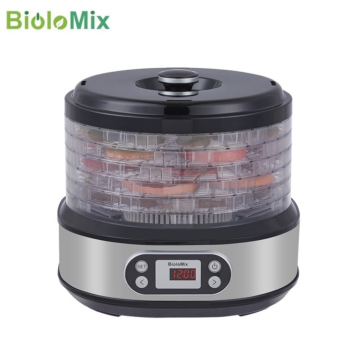 Máy sấy thực phẩm và trái cây Biolomix BFD806 BPA FREE, công suất 450W