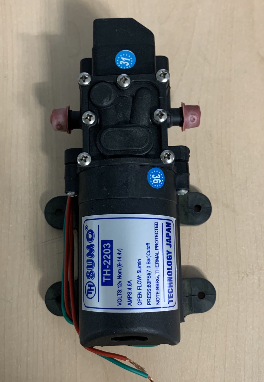 Máy bơm nước mini 12v áp lực cao sumo