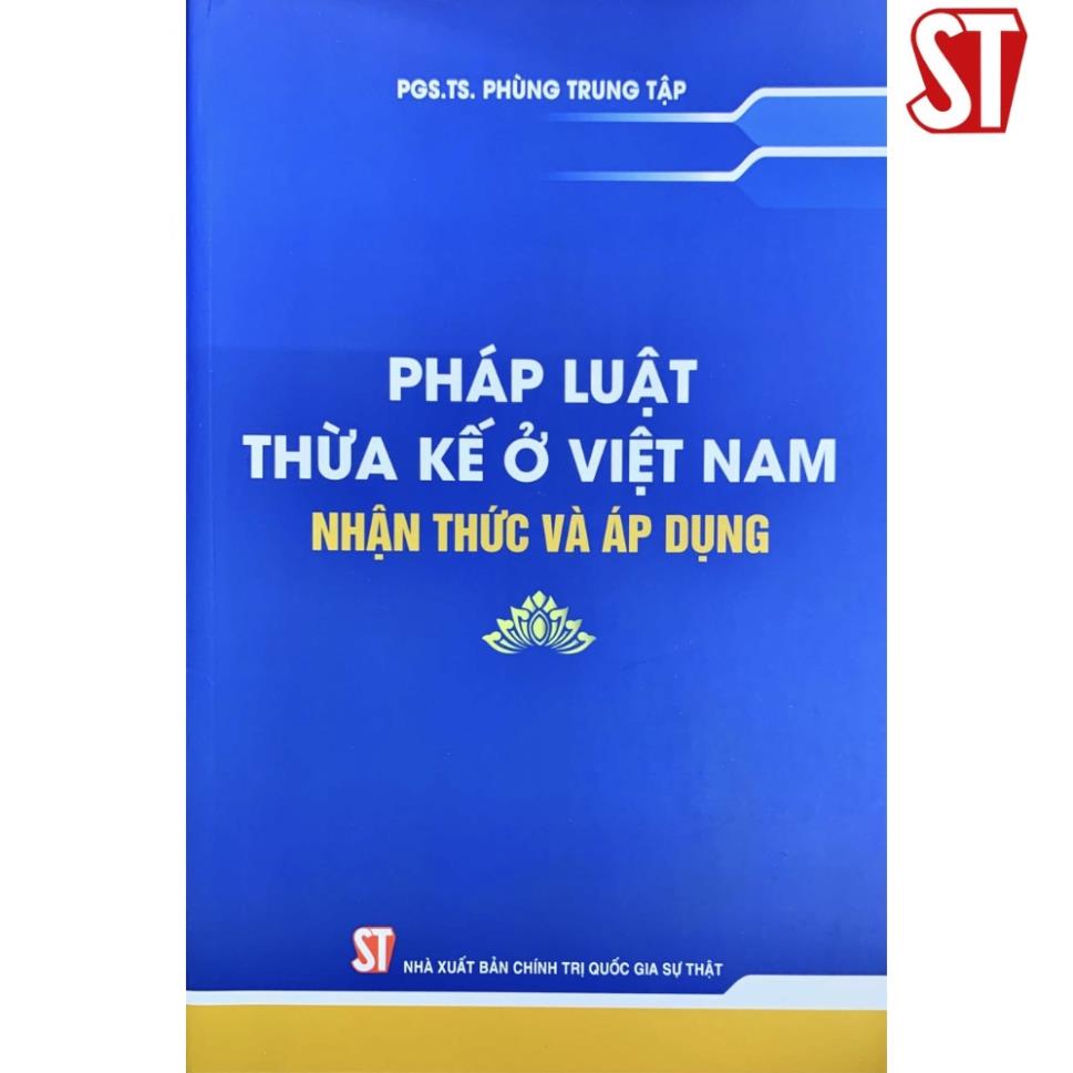 Sách Pháp luật thừa kế ở Việt Nam Nhận thức và áp dụng