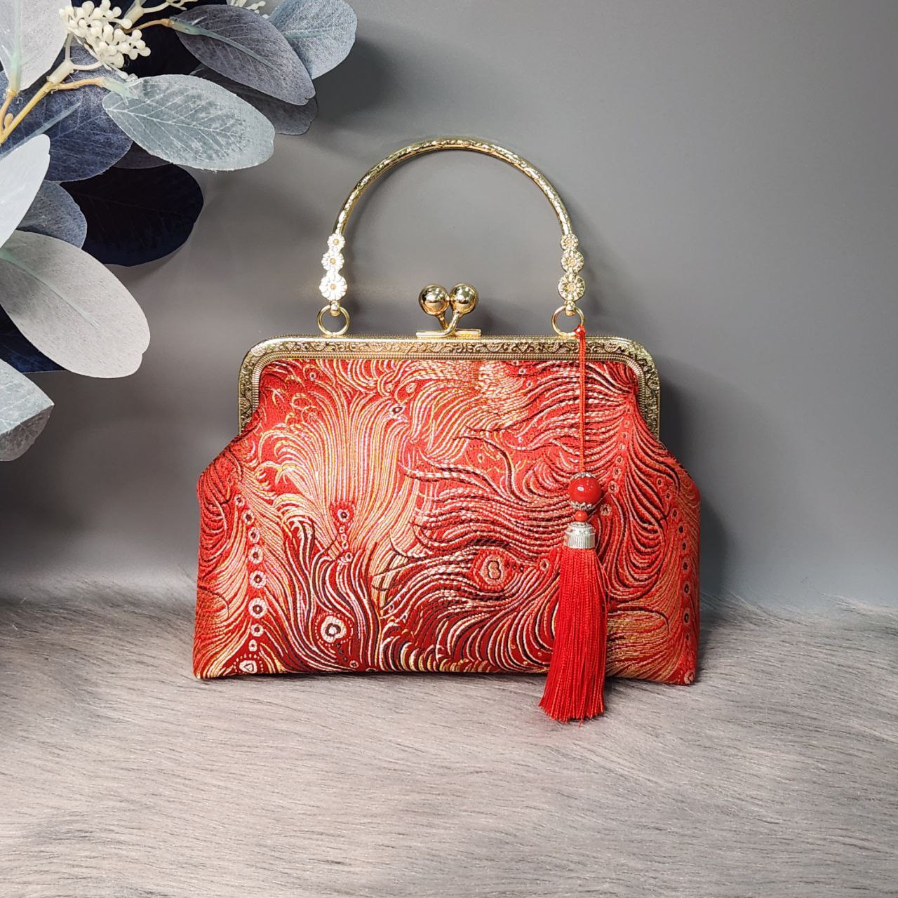 Túi xách Lady Royal Motifs Handbag CN