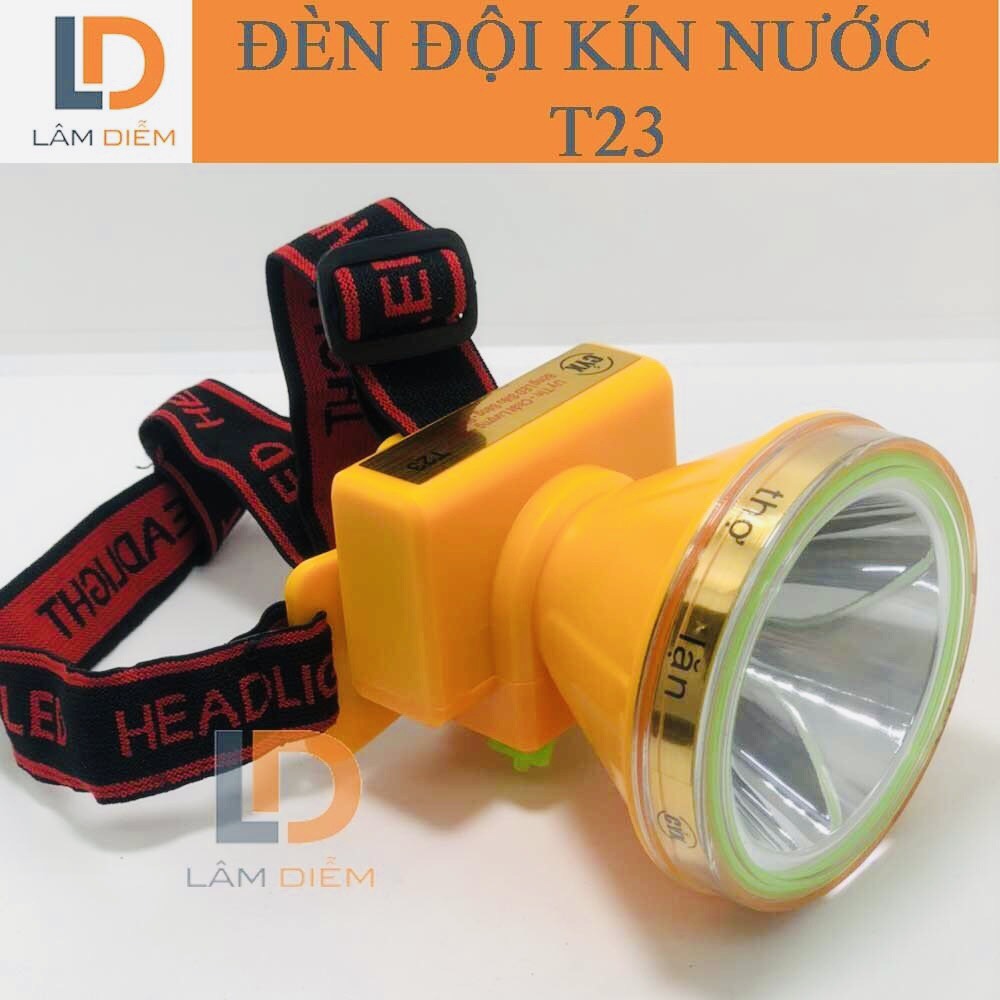 Đèn pin đội đầu siêu sáng pin sạc kín nước cao cấp siêu sáng 7818- t23 loại tốt