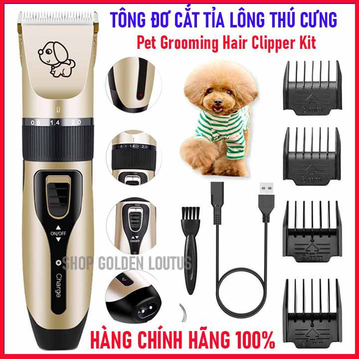 Tông Đơ Cạo Lông Thú Cưng, Tông Đơ Cắt Tỉa Lông, Tăng Đơ Cạo Lông Thú Cưng Chó Mèo, Máy Cắt Tỉa Lông Cho Chó Mèo,Lược Chải Lông Chó Mèo