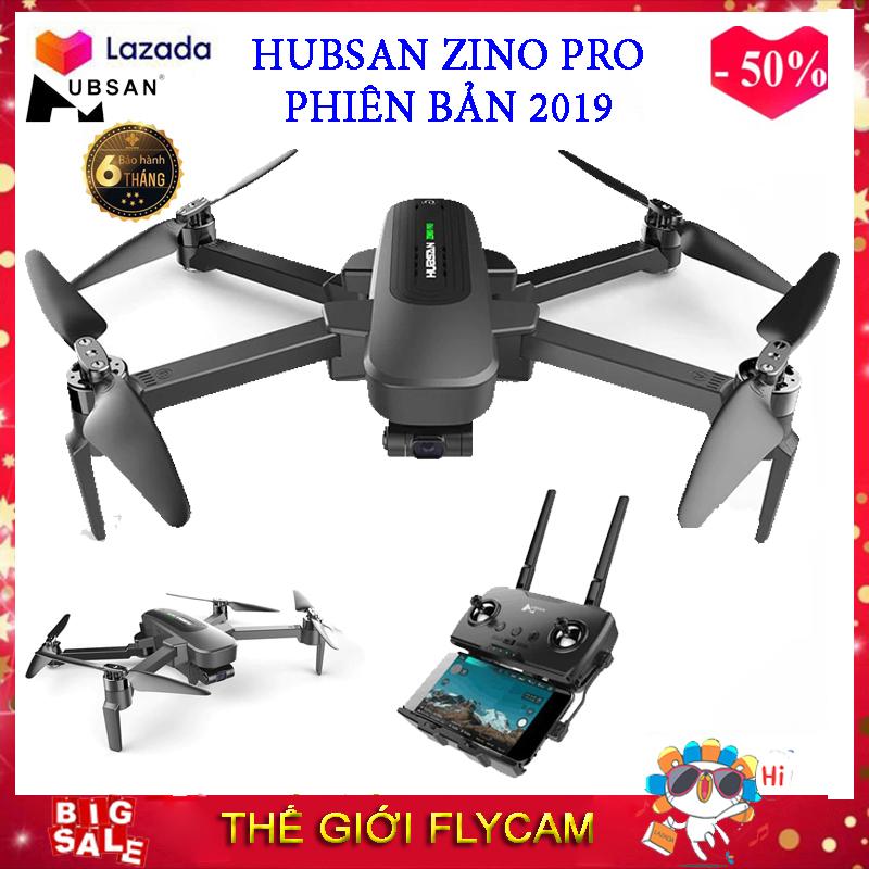 Flycam hubsan zino pro camera 4k sắc nét gimbal trống rung 3 trục, thời gian bay 23 phút, phạm vi kiểm soát lên tới 4km