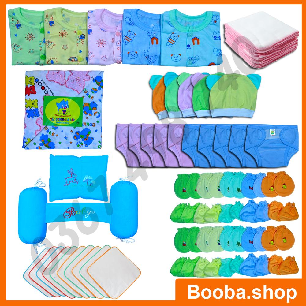Combo 72 món đồ dùng cho bé sơ sinh từ 2-8kg 72ach - booba.shop