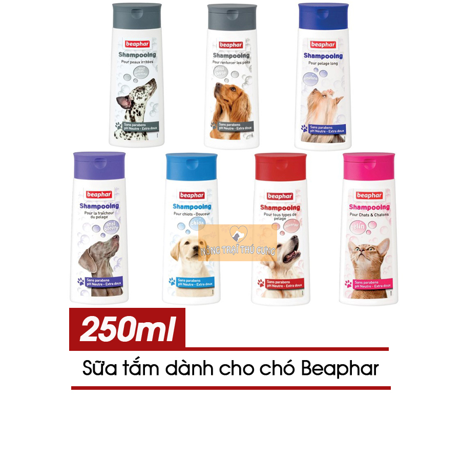 Sữa tắm cho chó mèo cao cấp beaphar 250ml -