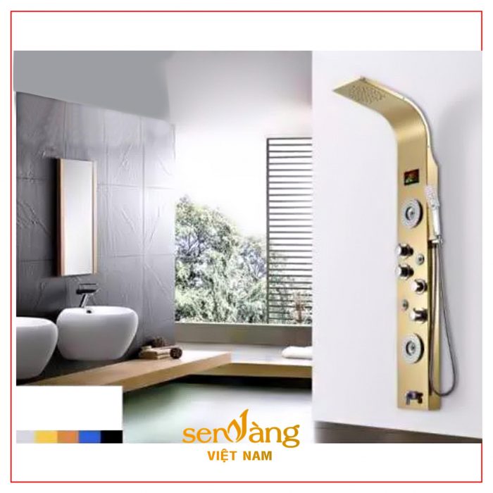 Bộ sen cây cao cấp Lotus Gold SC01 - Sen cây tắm đứng thông minh SC01 Lotus Gold, Chất lượng Nhật Bản