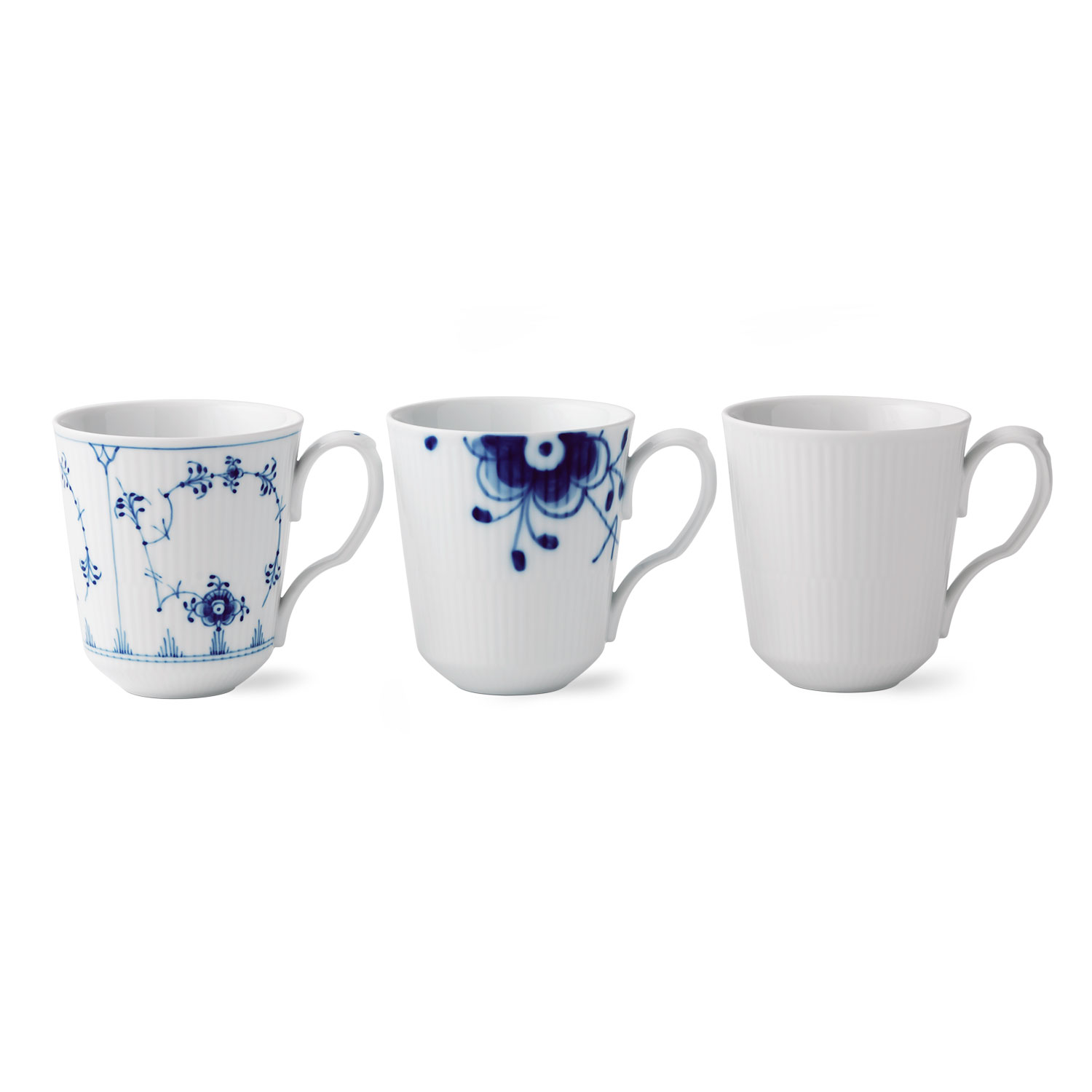Hộp quà tặng Royal Copenhagen - History gồm 3 cốc, dung tích 370ml, chất liệu sứ
