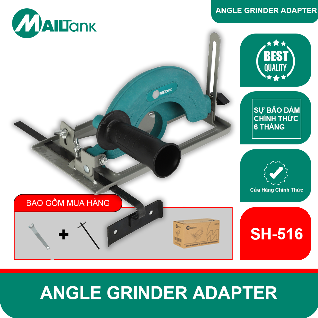 MAILTank SH516 Giá Đỡ Đế Máy Mài Cắt Cầm Tay, Bộ Chuyển Đổi Máy Mài Thành Máy Cưa Bàn Góc 45 Độ