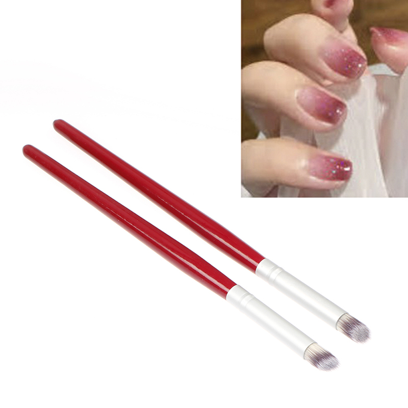 Xingwendanp 2 cái/bộ cọ vẽ móng nghệ thuật bút màu gradient sơn gel UV Vẽ Móng Tay