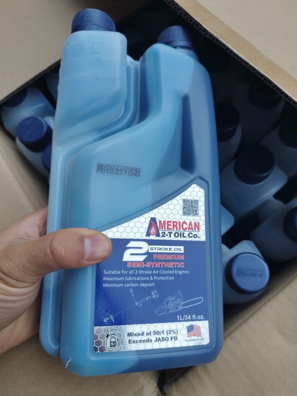Dầu nhớt 2 thì hiệu american mỹ chính hãng dùng cho máy cắt cỏ