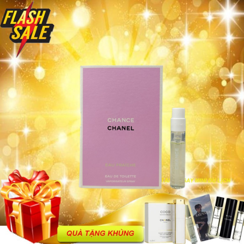 Nước hoa chanel, nước hoa vial nữ chanel - chance eau fraiche edt 2ml