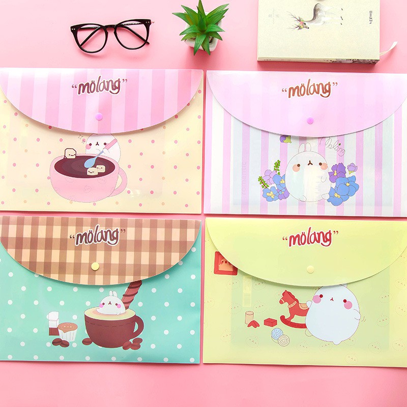 Túi đựng tài liệu A4 Molang