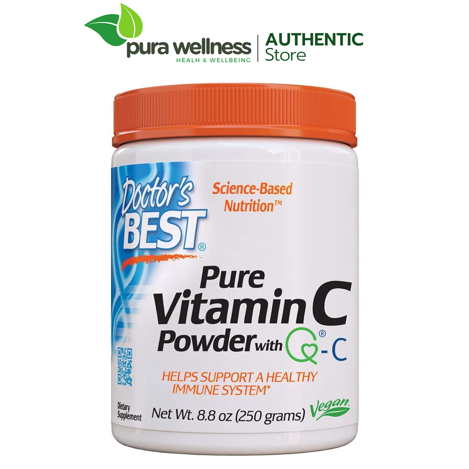 Bột doctor's best vitamin c powder with quali-c 250g