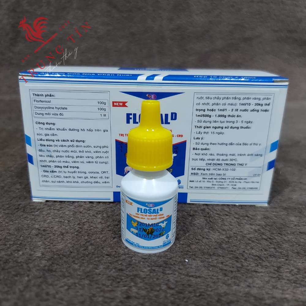 Thuốc dành cho gà đá flosal d - khò khè - xỗ mũi