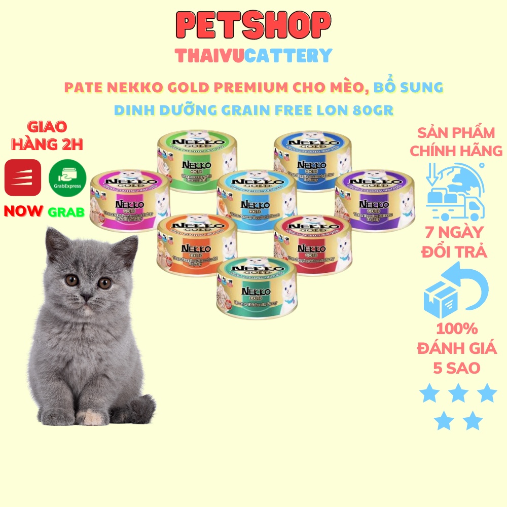 Pate Nekko Gold Premium cho mèo mọi lứa tuổi mèo kén ăn