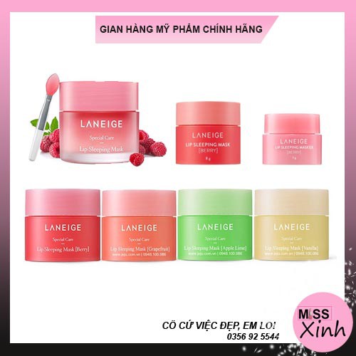 Dưỡng môi Laneige set 4 món