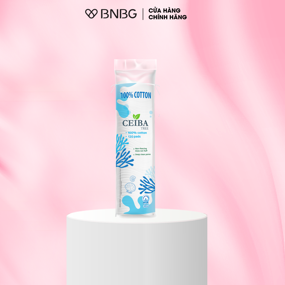 Bông Tẩy Trang Ceiba 100% Cotton 80 miếng