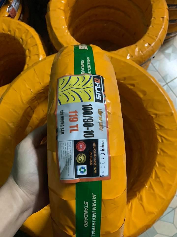 Lốp xe máy dplus 100/90-10 119tl