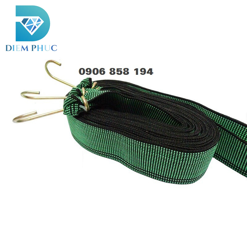 [HCM]Bộ 2 Dây thun cột hàng - Dây chun buộc đồ cao cấp bản lớn chắc chắn ( dài 2m5 chưa dãn)