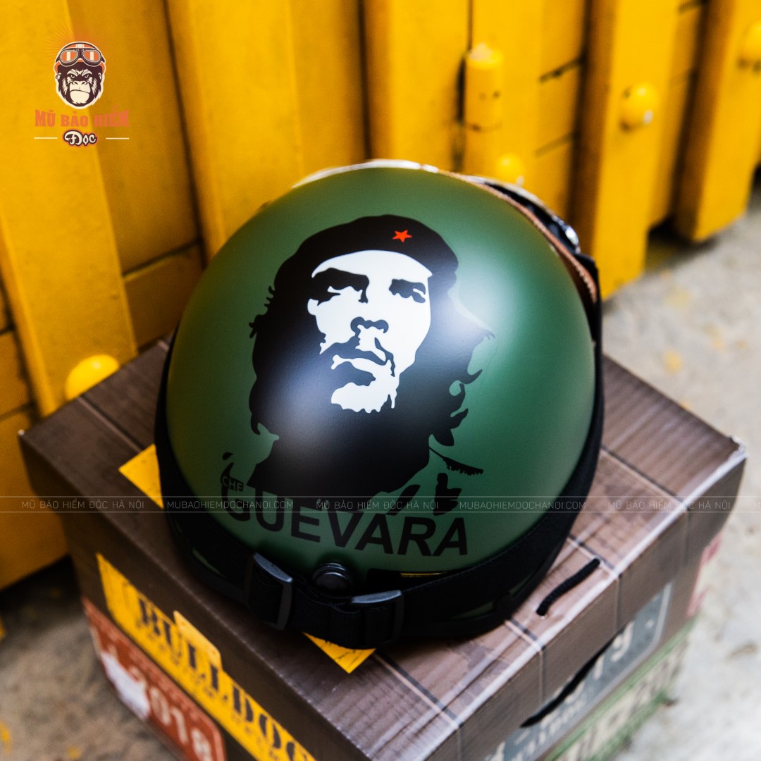 Mũ bảo hiểm nửa đầu thiết kế tiêu chuẩn hr1 – che guevara