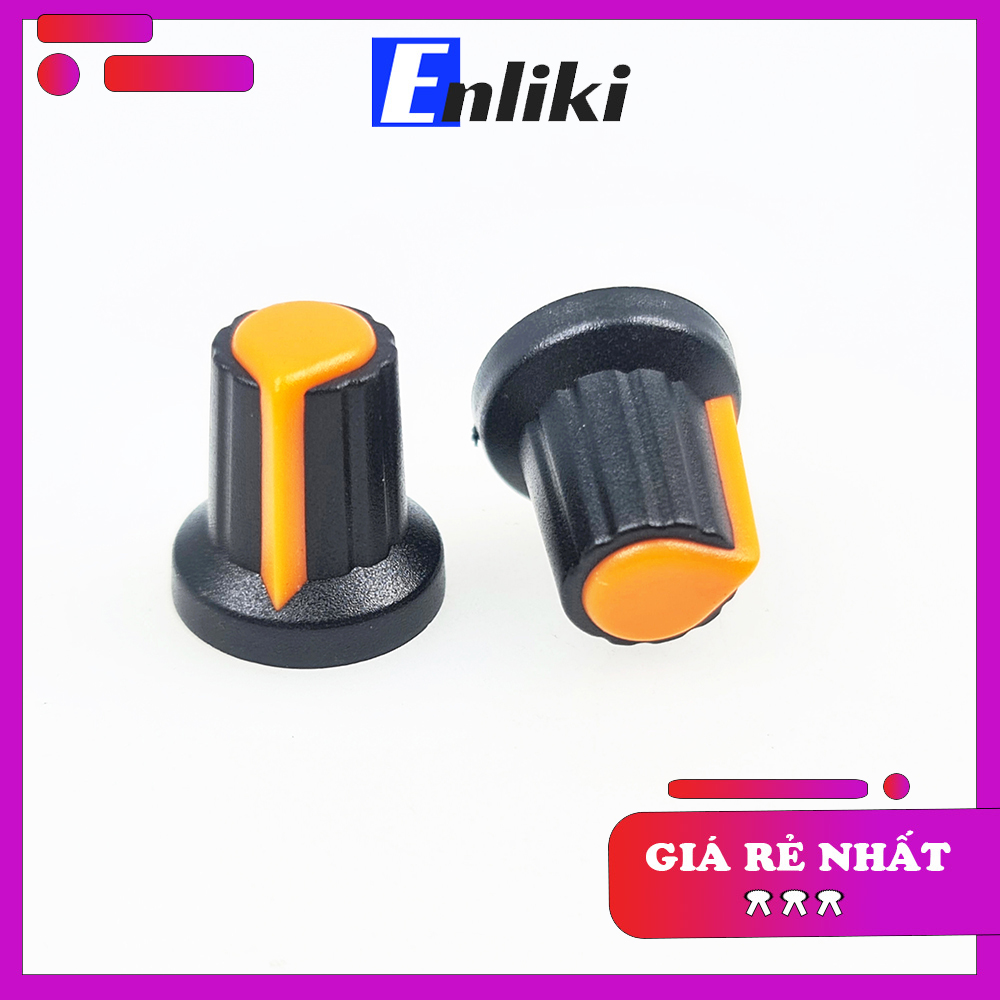 Núm triết áp màu cam nhựa