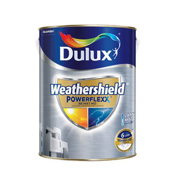 Sơn nước ngoại thất cao cấp Dulux Weather Shield PowerFlexx - bề mặt bóng/ mờ