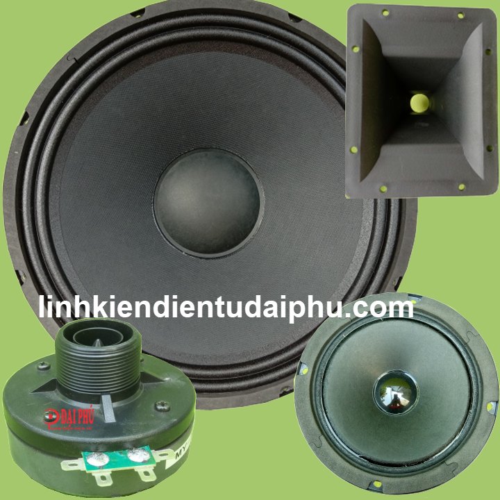 Combo loa 3 tấc đơn bass trung treble cho mạch loa kéo TPA3116D2