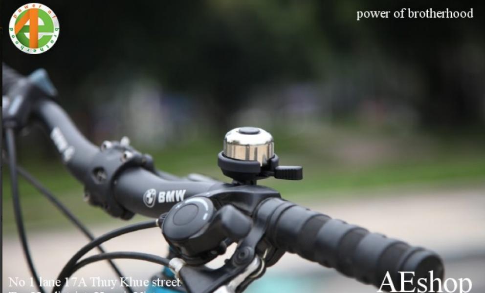 chuông xe đạp thể thao đồng nguyên chất tiếng ngân vang