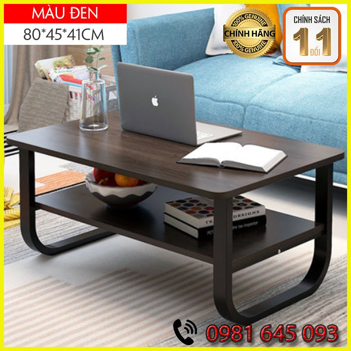 Bàn Trà Uống Nước Chân Sắt Tròn Phun Sơn Tĩnh Điện Kiểu Dáng Hiện Đại 100*60cm