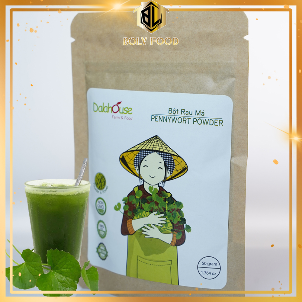 Bột rau má Dalahouse nguyên chất thanh lọc cơ thể 50gr - Bolyfood
