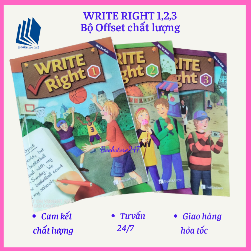 Bộ 3 cuốn Write Right 1-2-3