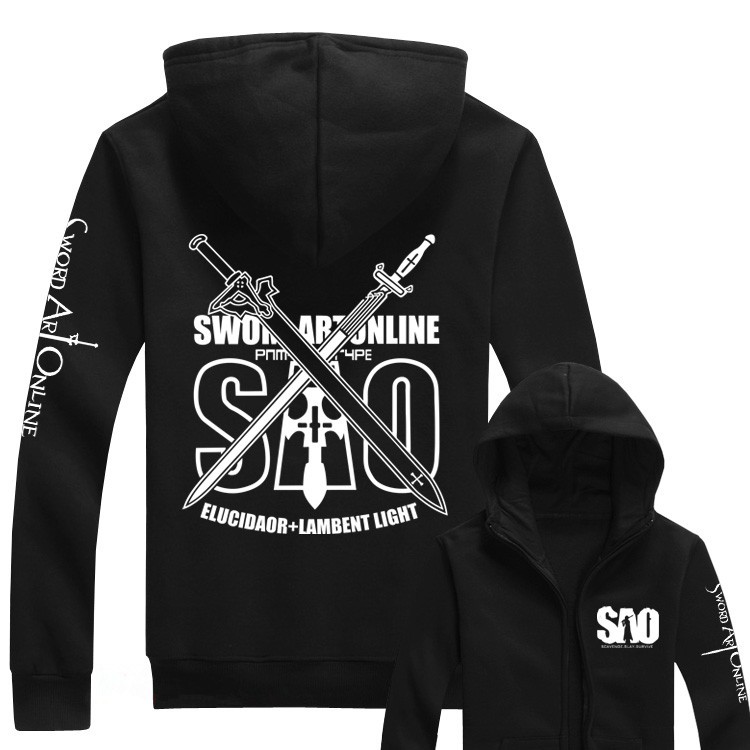 Áo khoác nỉ Sword Art Online - SAO giá rẻ chất đẹp siêu ngầu