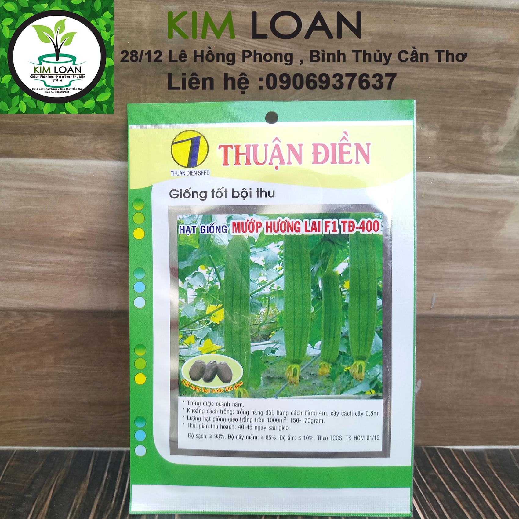 Hạt giống mướp hương lai F1 trái dài Thuận Điền gói 20 hạt