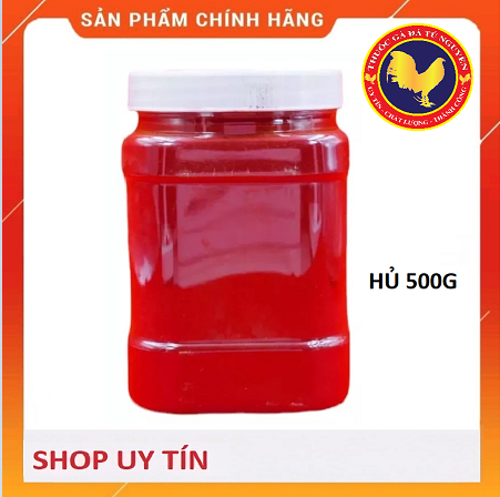 Bột nghệ đỏ nguyên chất 100% cho gà đá - hủ 500g - tặng kèm cọ