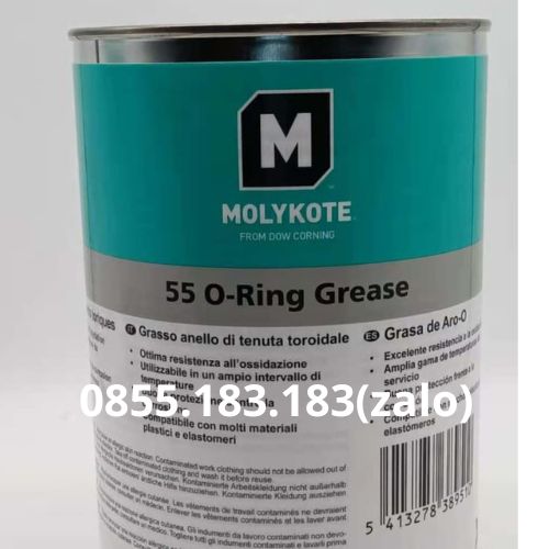 Mỡ chịu nhiệt đa dụng Molykote 55 Oring hộp 1kg