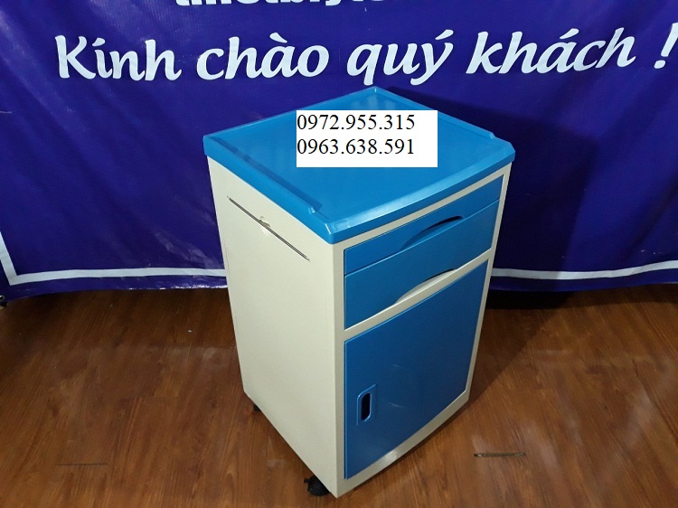 Tủ nhựa y tế - tủ để đầu giường tiện ích