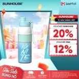 Bình giữ nhiệt Ignite 650ml Sunhouse KS-TU650IB - Ruột bình inox 316 cao cấp - Giữ nhiệt tới 10h - Vòi uống tiện lợi