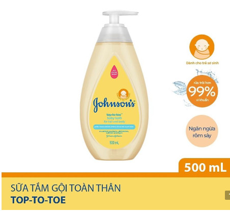 Sữa tắm gội johnson baby top-to-toe 500ml /200ml / 100ml