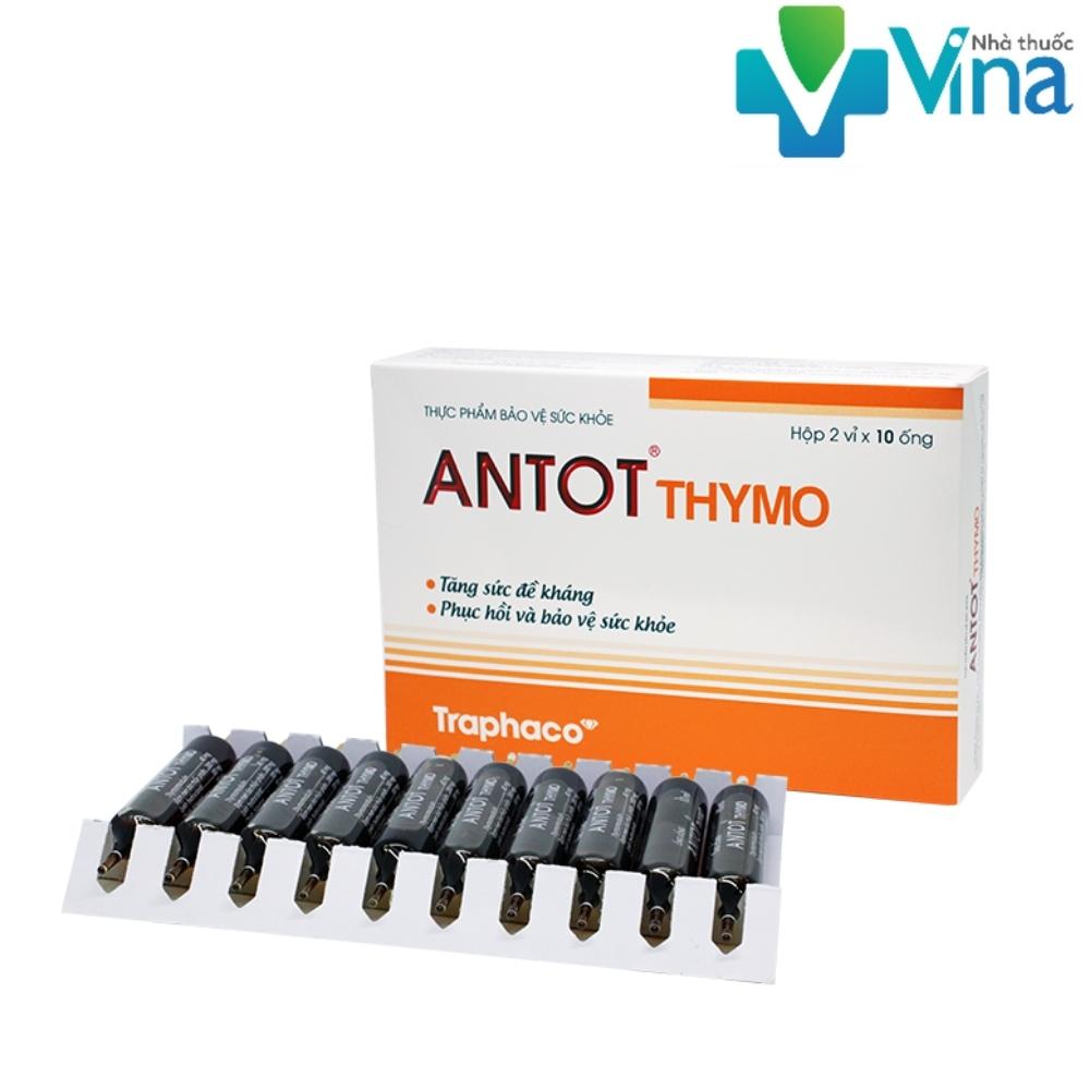 Tăng Cường Sức Đề Kháng Với Thymomodium - Antot Thymo Traphaco - Hộp 20 ống 10ml