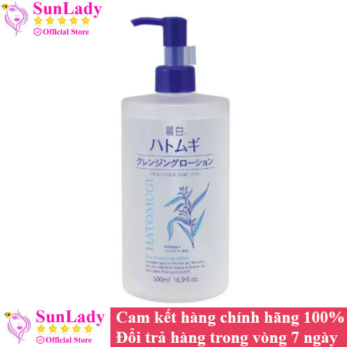 Nước tẩy trang Hatomugi Cleansing & Pore Clear chai 500ml