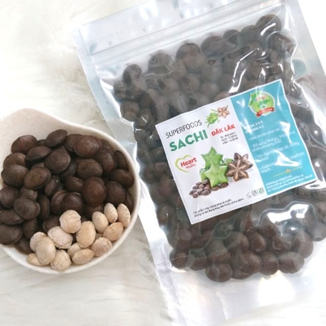 500gr Hạt Sachi Organic ĐăkLăk sấy chín