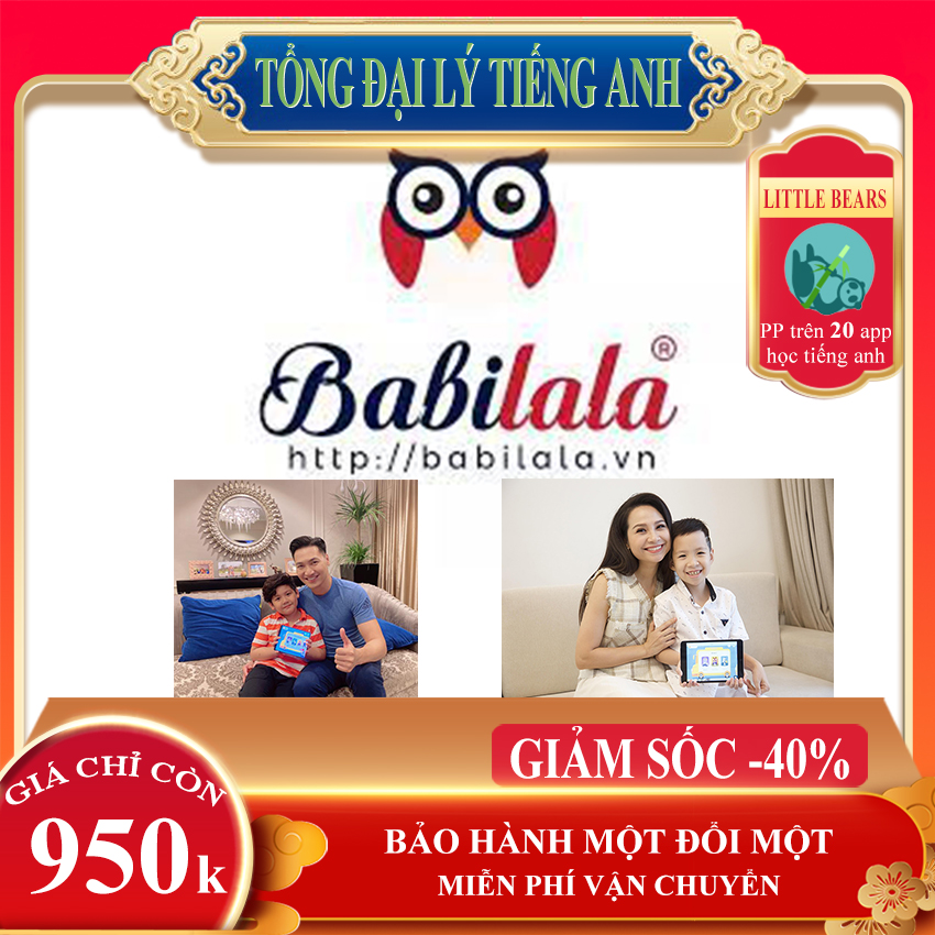 Babilala trọn đời, Tặng gói học EDUPIA tiểu học hoặc EDUPIA THCS, Phần mềm học tiếng anh cho bé từ 3-8 tuổi, Giúp bé tự tin nói tiếng anh sau 3 tháng