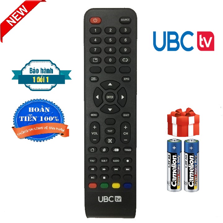 Điều khiển tivi ubc tv smar lcd led - hàng tốt remote tivi ubc