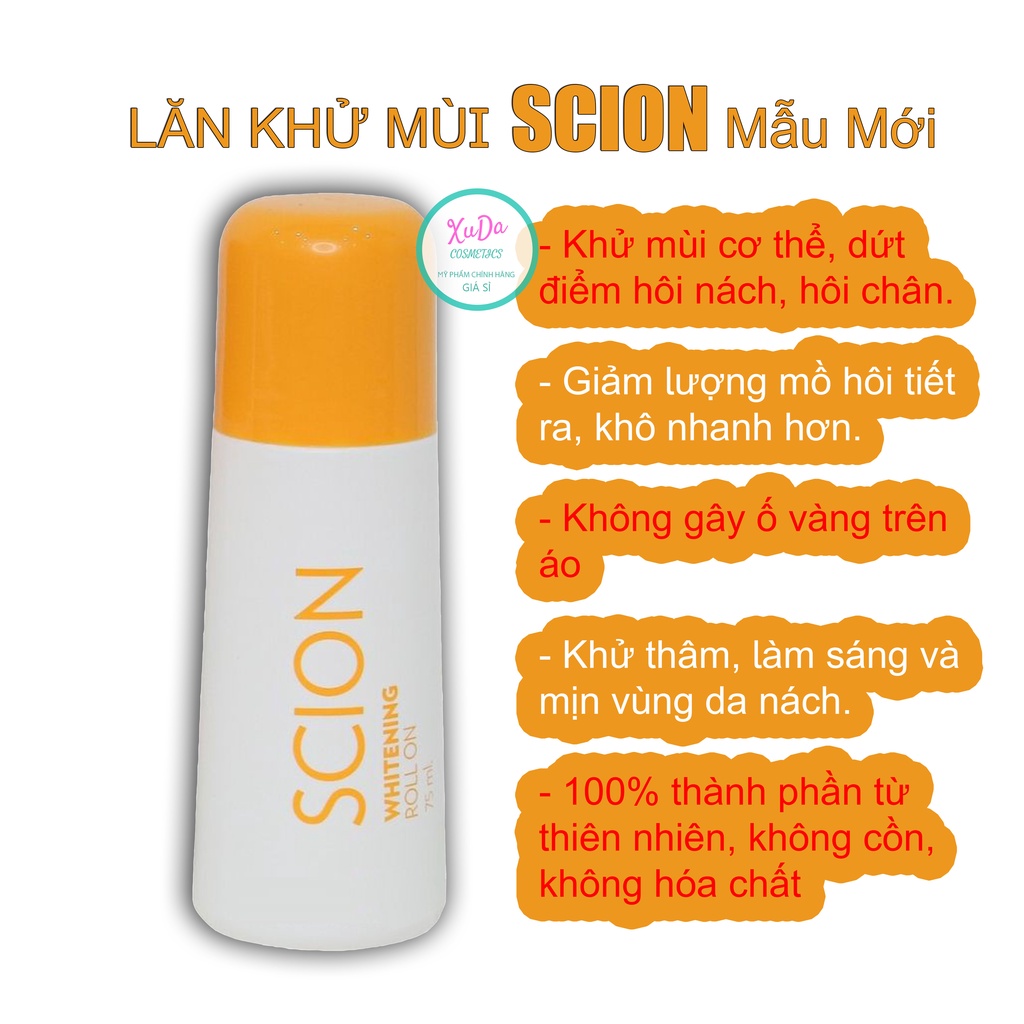 [HÀNG CHUẨN XỊN 100%] LĂN KHỬ MÙI SCION CHÍNH HÃNG CỦA MỸ 75ML, KHỬ MÙI CƠ SỞ CẤU TRÚC, DƯỠNG TRẮNG, GIẢM THÂM VÀ LƯU GIỮ MÙI THƠM CHO CƠ SỞ - LĂN KHỬ MÙI HƯƠNG NÁCH CAO Không có xếp hạng