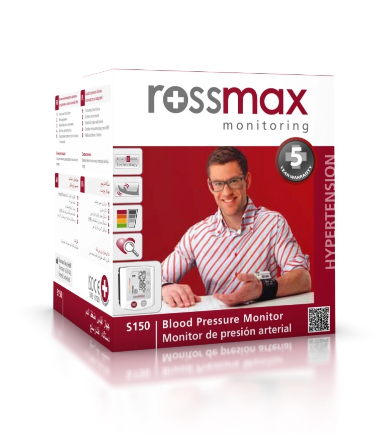 Máy đo huyết áp cổ tay Rossmax S150  Bảo hành 3 năm