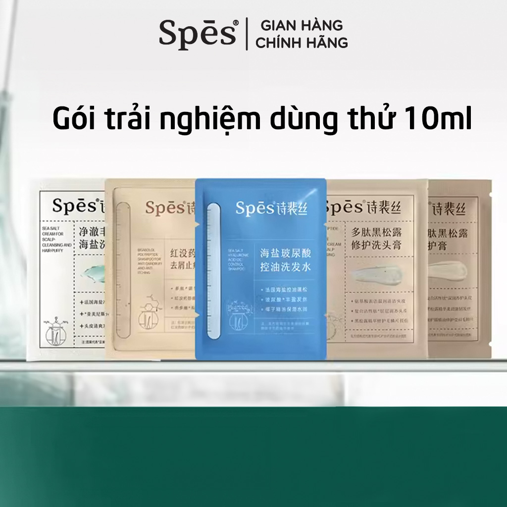 Dầu gội/ dầu xả/ kem dưỡng tóc SPES cao cấp 10ml